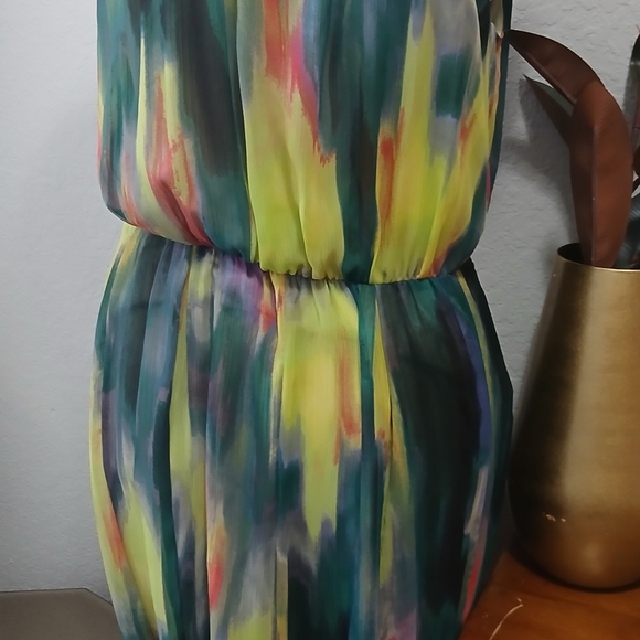 SIMPLY VERA WANG LADIES SUMMER MULTI-COLORED DRESS SIZE Small. - Picture 6 of 9